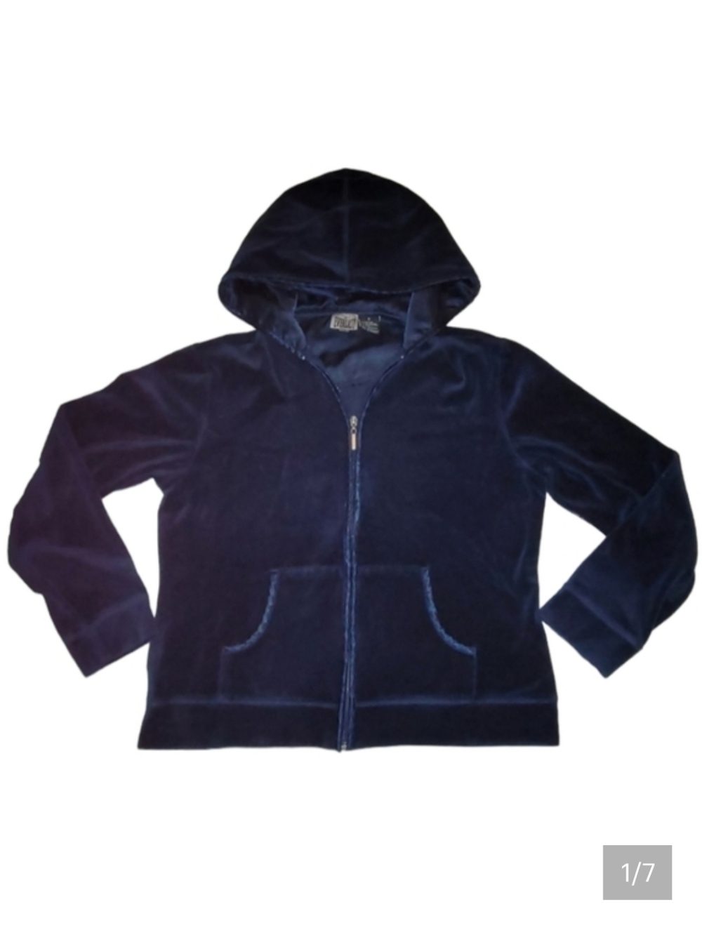 Y2K Jacket Everlast Velour Track Suit Hoodie Full Zip Women's Size Medium